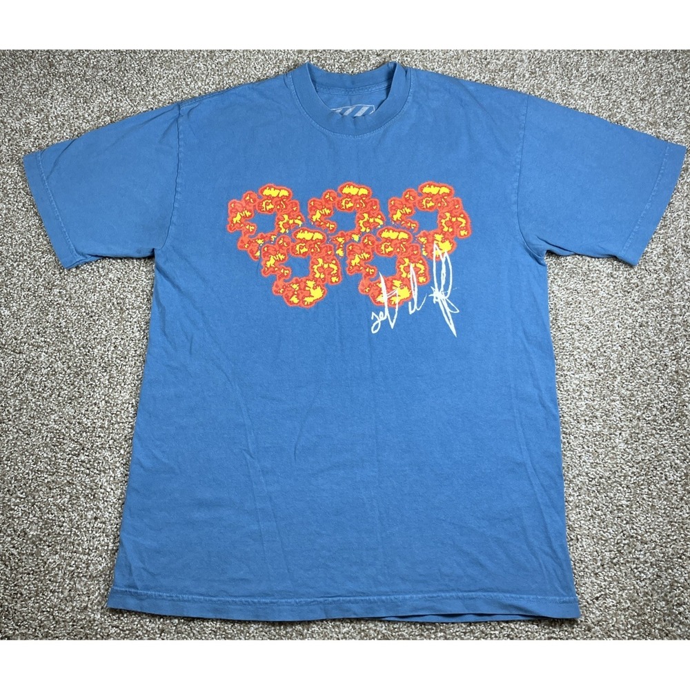 Denim Tears x Offset Set it Off #2 Graphic Print Tee Blue T-shirt Size Medium